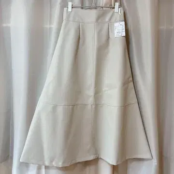 [ 새상품 ] 나노 유니버스 인조 가죽 플레어 스커트