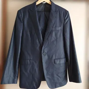 TheShirtsStudio 한국제 수트 팬츠 광택 네이비