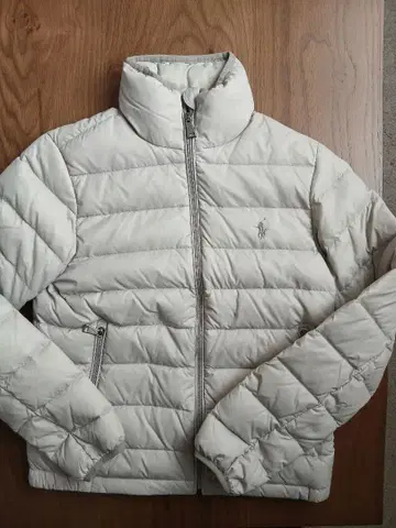 랄프 로렌 라이트 그레이 다운 자켓