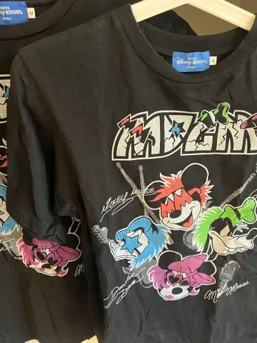 디즈니 리조트 미키 T셔츠 SM 세트 판매