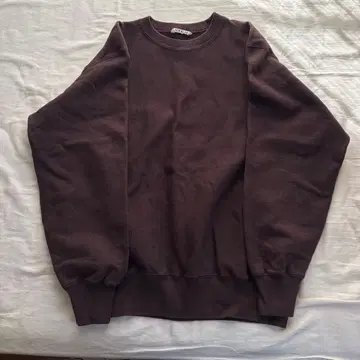 AURALEE 헤비 스웨트 맨투맨 사이즈 1 브라운