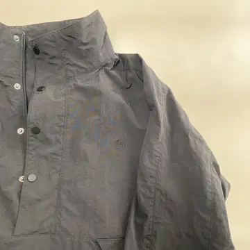 BENTIDEA 블랙 하프 지퍼 아노락 자켓