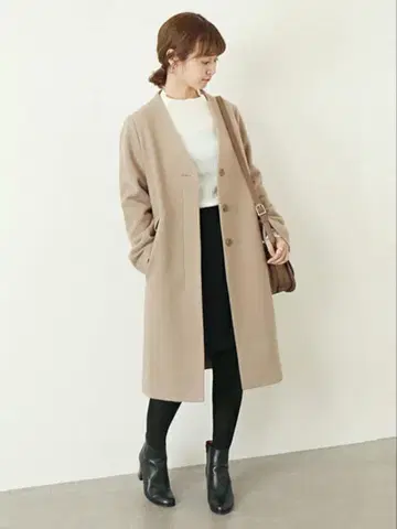 SLOBE IENA 슬로브 이에나 노카라 코트 38