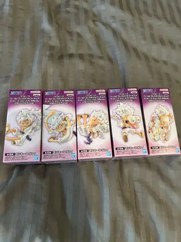 월드 컬렉터블 피규어 5체 세트 5 special 메탈릭 컬러