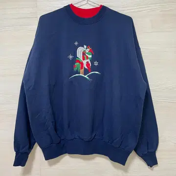 MC Sportswear 트레이닝복 XL 맨투맨 자수 구제 의류 네이비