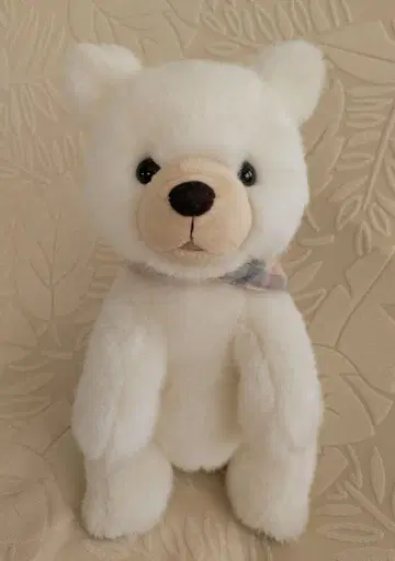 숲의 곰돌이 화이트 테디베어 봉제 인형 선 애로우 곰 레어