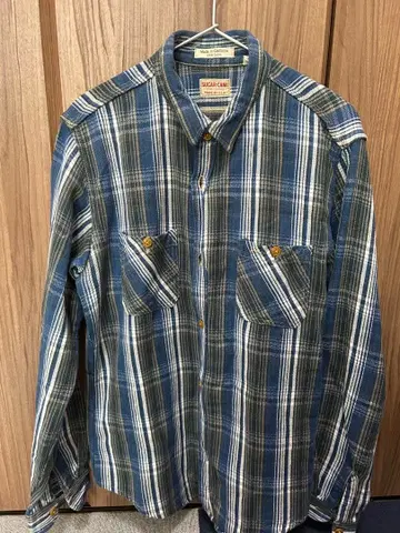 SUGAR CANE 플란넬 셔츠 XL