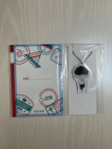 QuizKnock 로손 콜라보 노트 & 아크릴 키링 동언