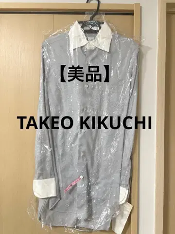 [ 새상품급 ] TAKEO KIKUCHI 그레이 긴팔 셔츠