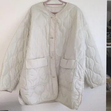 Ray BEAMS 퀼팅 자켓 프리 사이즈 크림