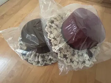 파격 모자 2세트 axes 카메오 리본 포함 캉캉 모자