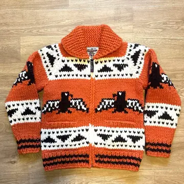 새상품급 KANATA 카우친 스웨터 썬더버드 오렌지 남성용 M 상당