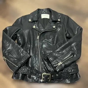 뷰티풀필 블랙 가죽 라이더 자켓