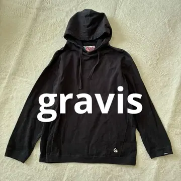 [ gravis ] 후드티 블랙 긴팔 L 사이즈