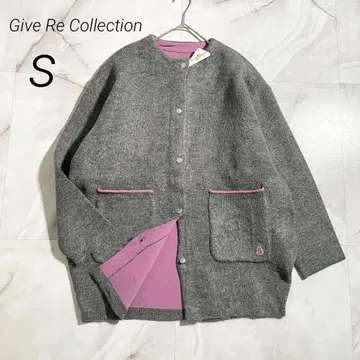 M18087 미사용 기블리 컬렉션 배색 2겹 따뜻한 코디건 S