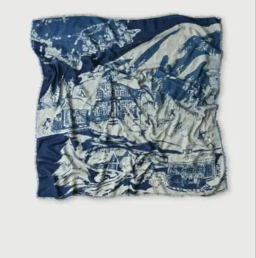 45R 수피마 능직 노엘 보자 (인디고)