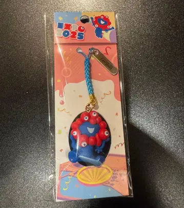 미야쿠미야쿠 만박 근 블루 마스코트 EXPO2025 키링