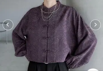 HARE 자카드 차이나 숏 셔츠