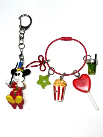 미키 레트로 키링 재잘재잘 키링 2세트 판매 (175)