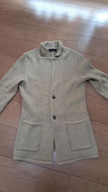 LARDINI 베이지 니트 가디건