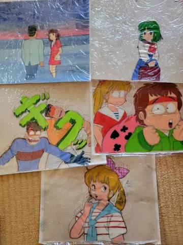 애니메이션 셀화 원화 5매 세트