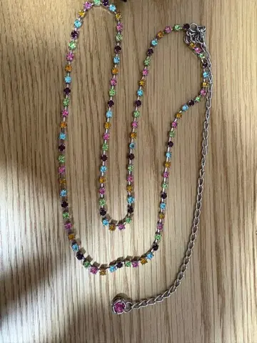 멀티 컬러 목걸이
