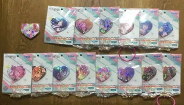 프로젝트 세카이 키라키라 빅 하트형 캔뱃지 15개 세트