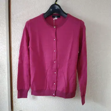 ESPIE 핑크 가디건 & 반팔 스웨터 앙상블