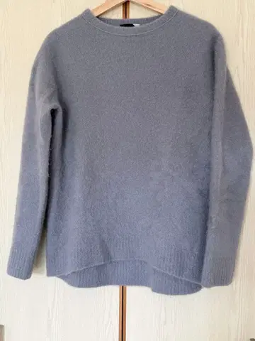 ATON 캐시미어 니트 긴팔 니트 라이트 블루 그레이