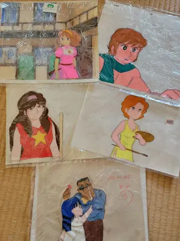 애니메이션 셀화 원화 5매 세트