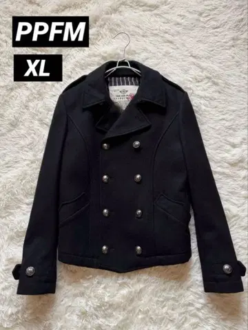 PPFM 나폴레옹 코트 피 코트 XL 블랙