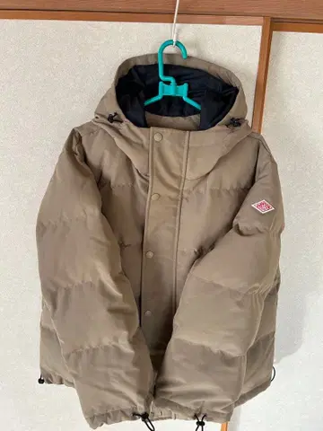 단톤 후디드 자켓 베이지 DOWN HOODED JACKET