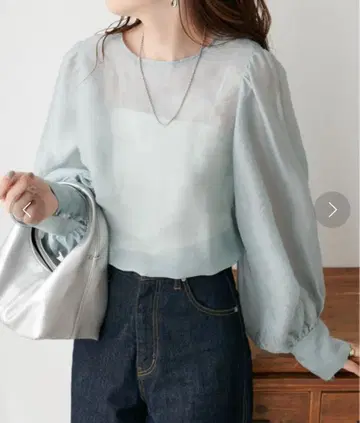 Discoat 시어 블라우스