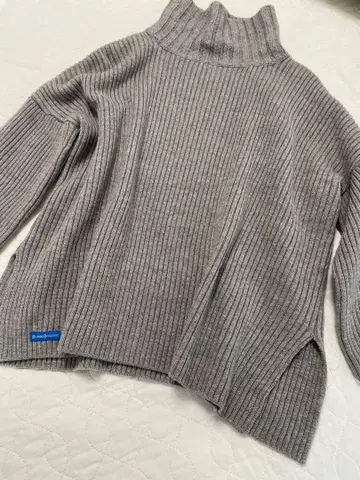 론 헤르만 BLUEBIRD 그레이 리브 터틀넥 스웨터