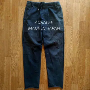 일본제 AURALEE STAND-UP EASYPANTS size4 블랙