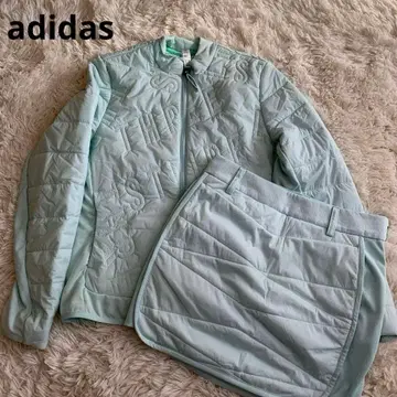 아디다스 퀼팅 셋업 속기모 패턴 로고 골프웨어