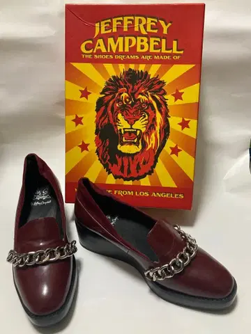 [ 소가죽 ] JEFFREY CAMPBELL 체인 오페라 펌프스 36