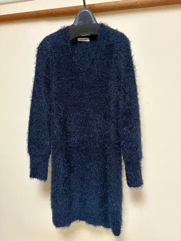 GLOBAL WORK 샤기 니트 원피스