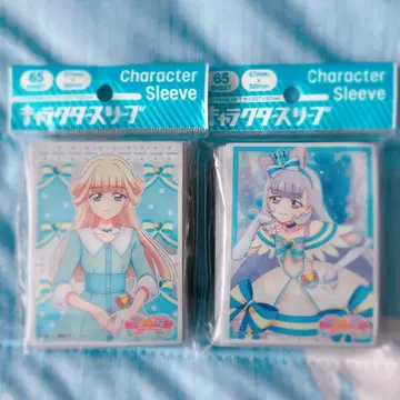 프리큐어 캐릭터 슬리브 큐어냐미 고양이 저택 유키 2세트