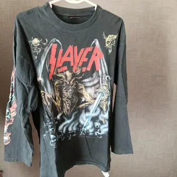 초레어 Slayer 그래픽 긴팔 티셔츠
