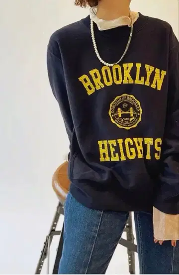 Spick &span Brooklyn Heights 맨투맨 네이비