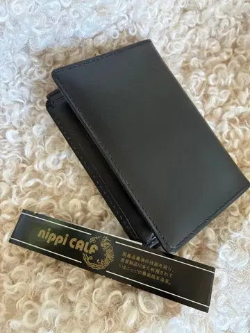 nippi calf 소가죽 카드 케이스 패스 케이스 명함지갑