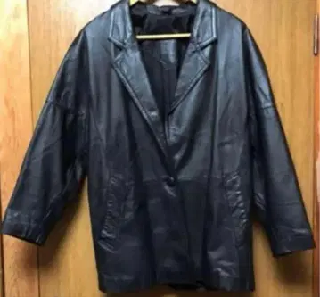 레트로 가죽 자켓