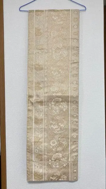 사가 쓰즈레 니시키 후쿠로 오비 중고 새상품급