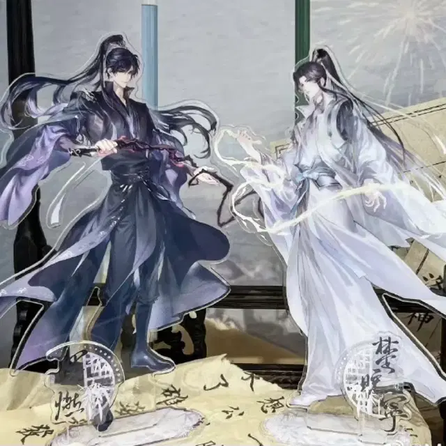 얼하 이합화타적백묘사존 아크릴 스탠드