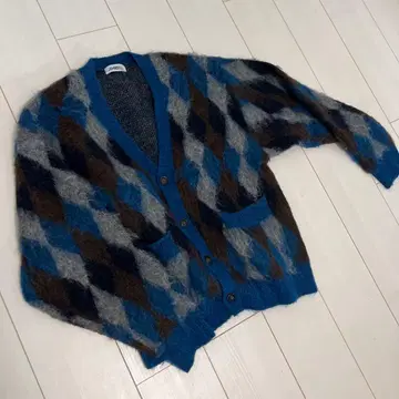 Johnbull/젬블 shaggy cardigan JM244N04