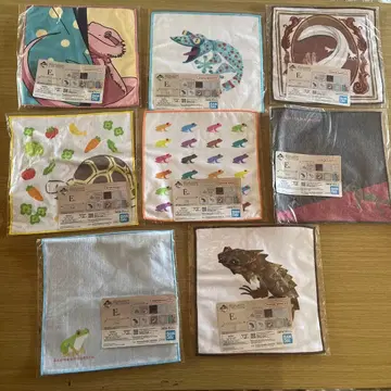 파충류 & 양서류 E상 타월 컬렉션 8장 세트