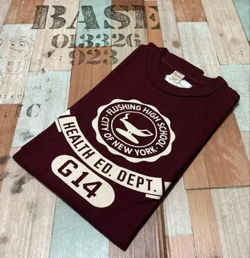 [ XL ] 미사용품 웨어하우스 FLUSHING tee BORDEAUX