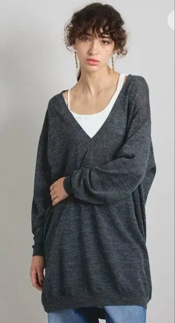 BRILL 롱 시어 니트