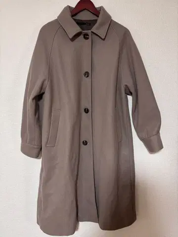 [ Heather ] 버튼 달린 롱 코트